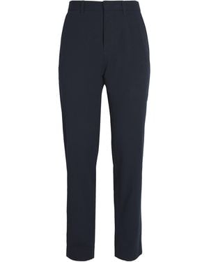 Vince Cotton Owen Straight Trousers - Blue