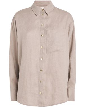Heidi Klein Linen Zakynthos Beach Shirt - Natural