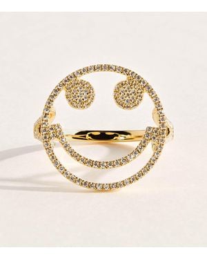 Rosa De La Cruz And Diamond Smile Ring - Natural