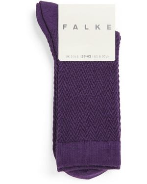 FALKE Fable Estate Socks - Purple