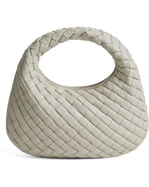 Bottega Veneta Baby Leather Veneta Shoulder Bag - Metallic