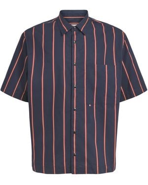 Moncler Cotton Stripe Shirt - Blue