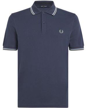 Fred Perry Twin Tipped Polo Shirt - Blue