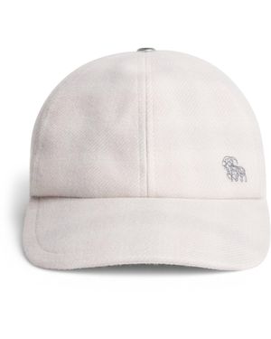 God's True Cashmere X Joopiter Cashmere Tartan Clarity Fincher Cap - White