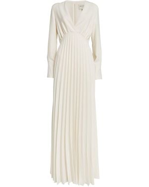 Zeus+Dione Zeus+dione Maxi Pleated Aphaia Dress - White
