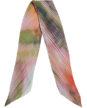 Pleats Please Issey Miyake Turnip & Spinach Scarf - Pink