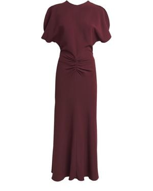 Victoria Beckham Cady Bela Midi Dress - Purple