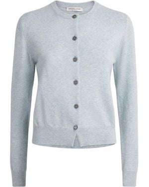 Johnstons of Elgin Cashmere Iris Cardigan - Blue