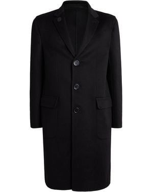 Alan Scott Cashmere-Blend Double-Face Coat - Black