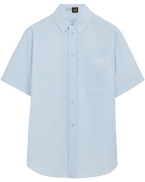 Loewe X Paula's Ibiza Anagram Shirt - Blue