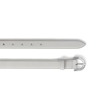 Balenciaga Calfskin Rodeo Belt - White