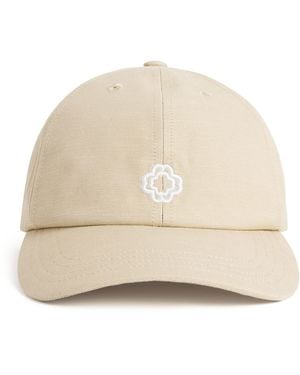 Maje Cotton Logo Cap - Natural