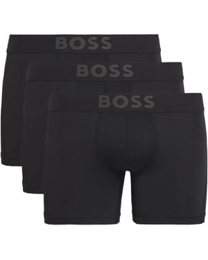 BOSS Active Boxer Briefs - Black
