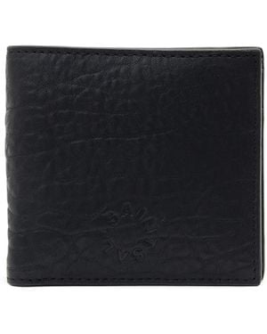AllSaints Grained Leather Delph Bifold Wallet - Black