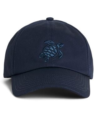 Vilebrequin Embroidered Turtle Baseball Cap - Blue