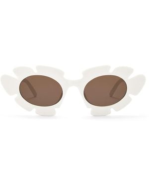 Loewe X Paula's Ibiza Flower Sunglasses - White