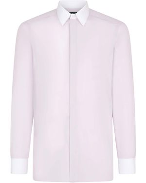 Tom Ford Cotton Poplin Shirt - Pink