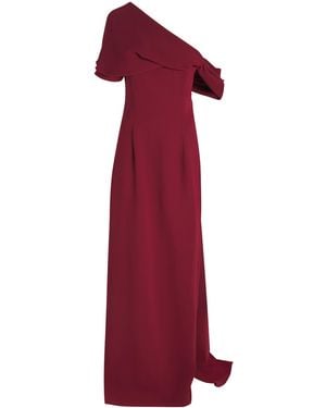 Sabina Bilenko Asymmetric Mallow Gown - Red