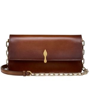 Christian Louboutin Bettina Leather Cross-Body Bag - Brown