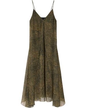 AllSaints Vanda Paisley Dress - Green