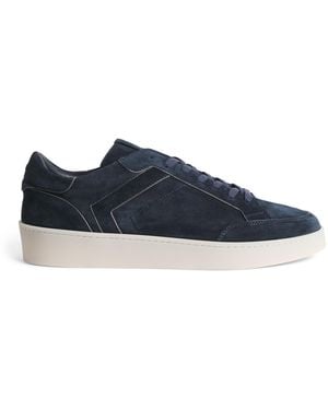 Canali Suede Nuvola Trainers - Blue