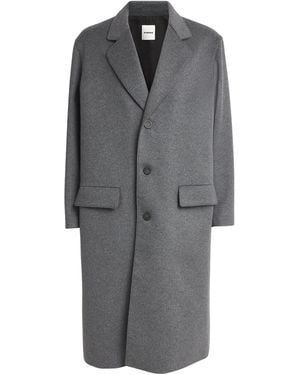 Sandro Wool-Cashmere Overcoat - Grey