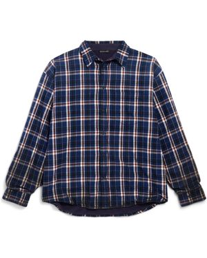 Balenciaga Cotton Reversible Shirt - Blue