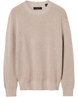 AllSaints Organic Cotton-Wool Aspen Jumper - Natural