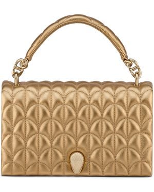 BVLGARI Leather Serpenti Sugarloaf Shoulder Bag - Metallic