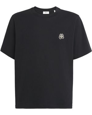 NN07 Organic Cotton Jett Logo T-Shirt - Black