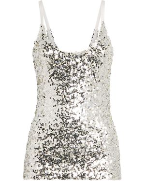 Edeline Lee Sequin Danae Top - White