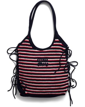Miu Miu Crochet Ivy Tote Bag - Purple