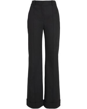 Adam Lippes Denim Deeda Tailored Trousers - Black