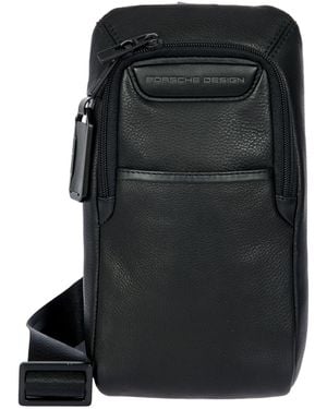 Porsche Design Leather Roadster Evo Cross-Body Bag - Black