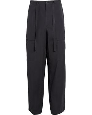 Jil Sander Cotton Cargo Trousers - Black