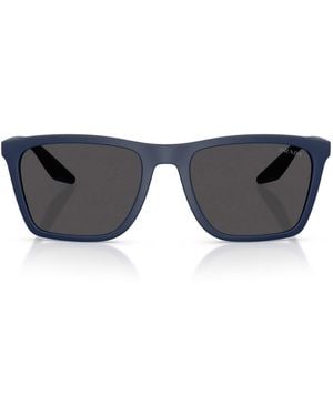 Prada Linea Rossa Injected Pr B08S Square Sunglasses - Black