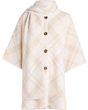 Barbour Wool-Blend Vienna Scarf And Cape - Natural