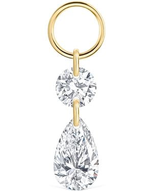 Maria Tash Petite Floating Double Diamond Single Earring - Metallic