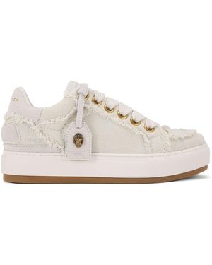 Kurt Geiger Denim Southbank Tag Trainers - White