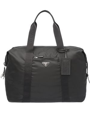 Prada Re-Nylon Duffle Bag - Black