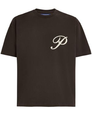 Picante Organic Cotton Gallery Logo T-Shirt - Black