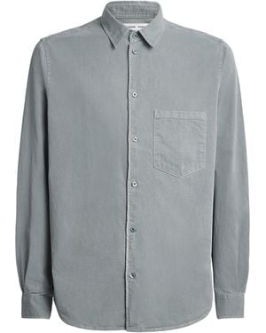 Samsøe & Samsøe Lyocell-Organic Cotton Shirt - Grey