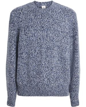 Won Hundred Twisted Yarn Knitted Sweater - Blue