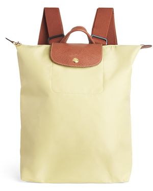 Longchamp Medium Le Pliage Original Backpack - Yellow