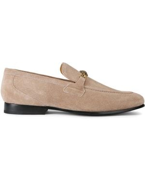 Kurt Geiger Suede Alton Loafers - Natural