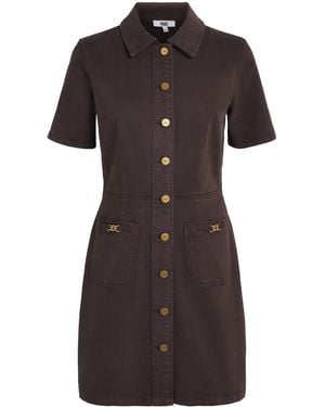 PAIGE Cotton Clementine Mini Dress - Black