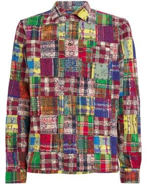 Polo Ralph Lauren Cotton Printed Patchwork Shirt - Pink