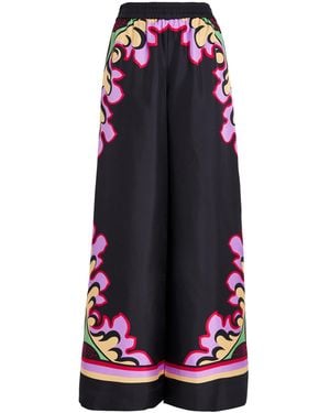 La DoubleJ Printed Wide-Leg Palazzo Trousers - Multicolour