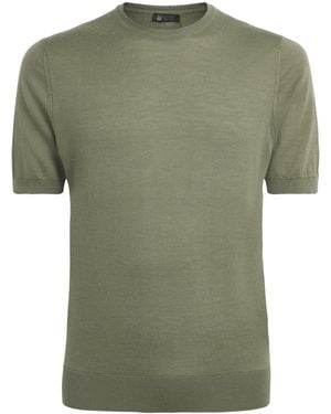 Colombo Cashmere T-Shirt - Green