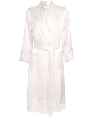 Manitu Mulberry Silk Luella Robe - White
